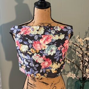 Intimately by Free People Floral Off-The-Shoulder Crop Top
